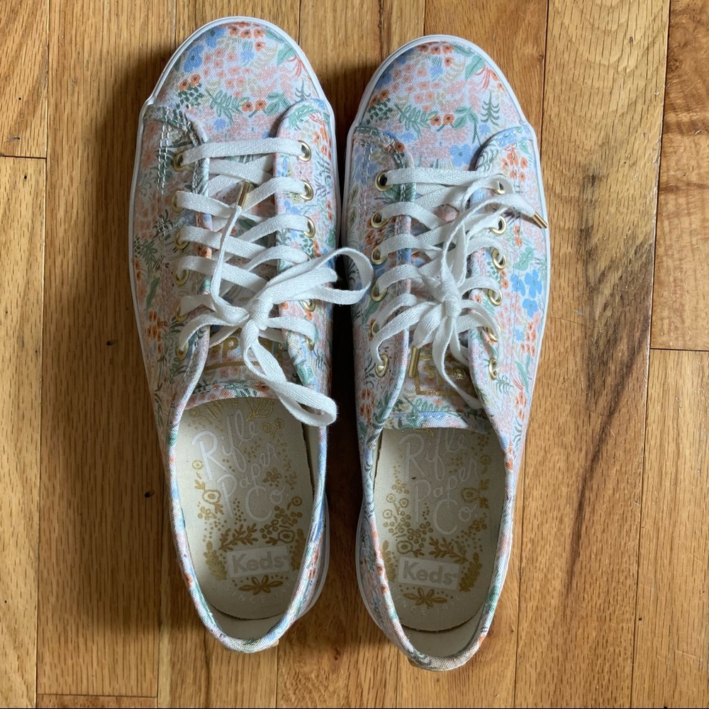 Keds x Rifle Paper Co. Kickstart Floral Print Shoes